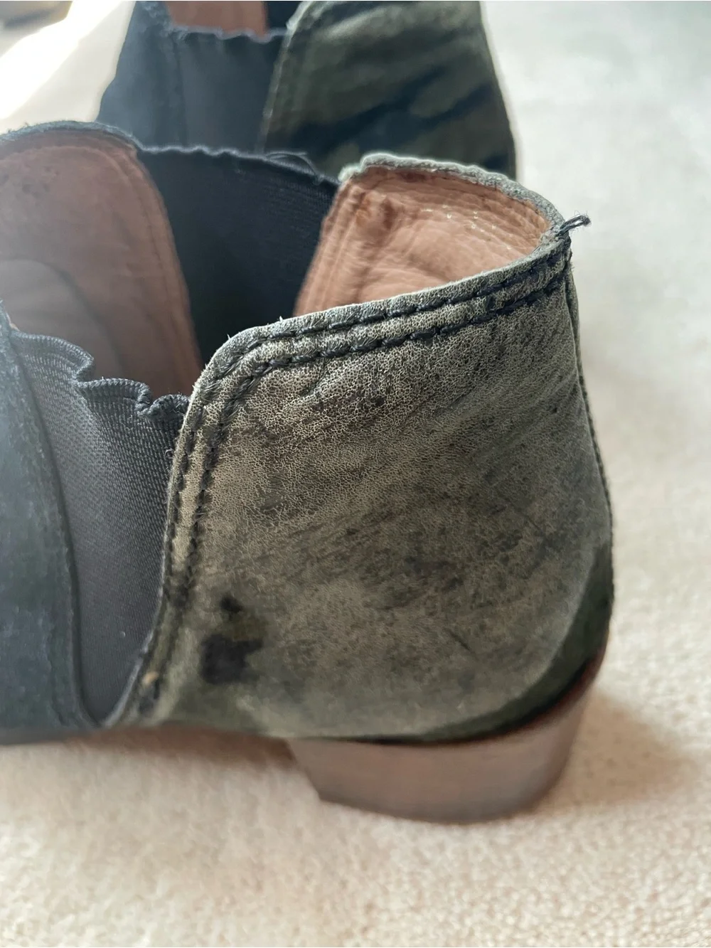 All Black Women's Black Suede Ankle Booties